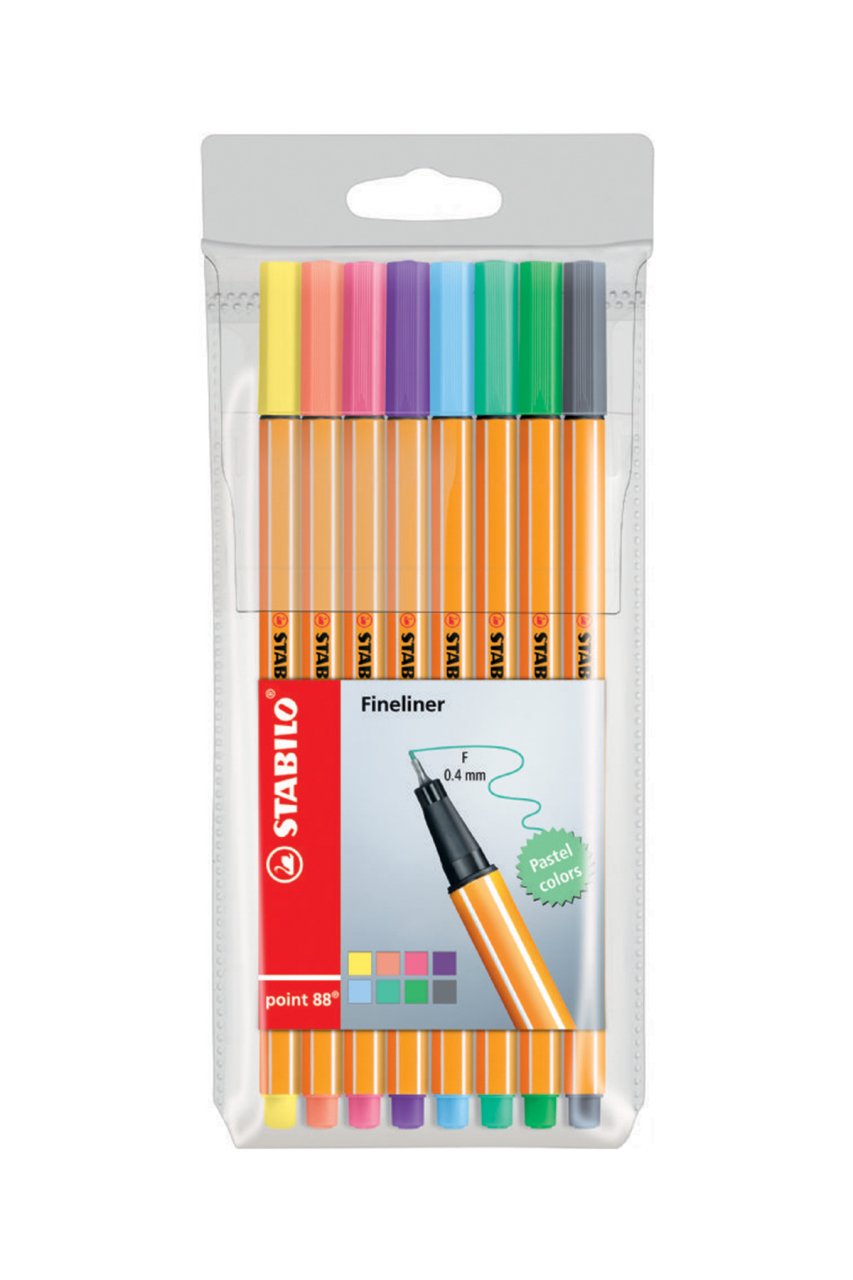Stabilo Point 88 Pastel Renkler 8'Li Set N:888-01 /