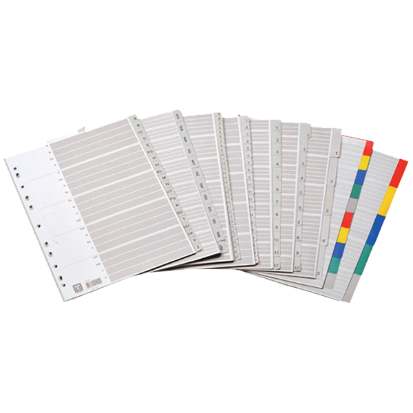 TEMAT SEPERATOR PLASTİK 1-5 RENKLİ