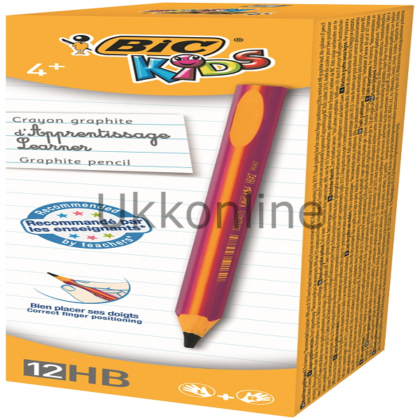 BİC KURŞUN KALEM JUMBO KİDS EVOLUTİON ÜÇGEN PEMBE