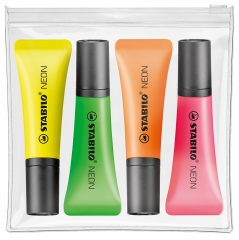 STABILO  BOSS NEON SERİSİ FOSFORLU KALEM 4 LÜ SET
