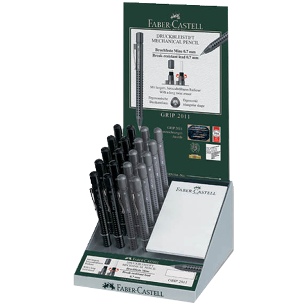 FABER VERSATİL GRİP 2011 0,7mm SİYAH ANTRASİT 20Lİ