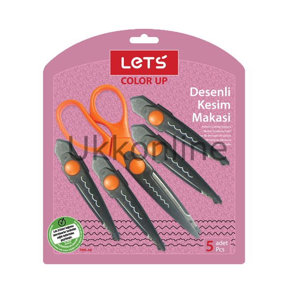 LETS ÖĞRENCİ MAKASI DESENLİ KESİM
