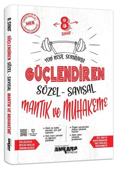 8.SINIF SÖZEL MUHAKEME MANTIK ÇÖZÜMLÜ SORU BANKASI ANKARA YAYINCILIK
