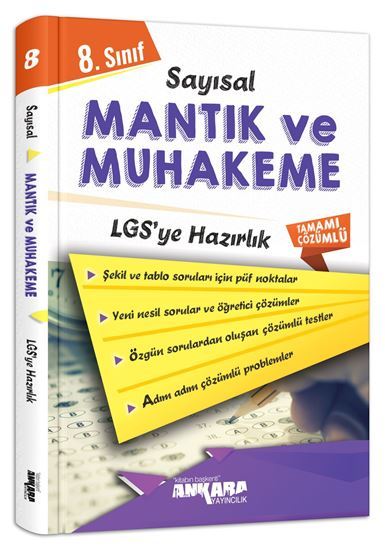 8.SINIF SAYISAL  MUHAKEME MANTIK ÇÖZÜMLÜ SORU BANKASI ANKARA YAYINCILIK