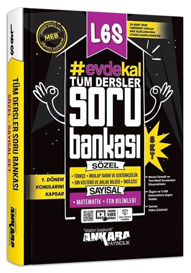 8.SINIF EVDE KAL SAYISAL-SÖZEL SORU BANKASI(SET) ANKARA YAYINCILIK