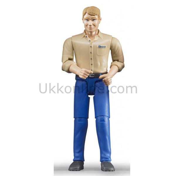 BR60006 AÇIK TENLİ MAVİ PANTALONLU ADAM