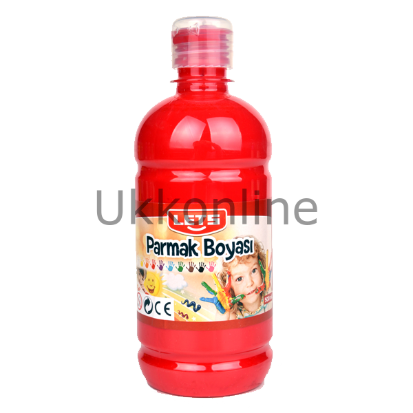 LETS PARMAK BOYA 500 ml KIRMIZI