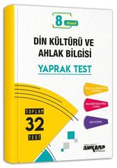 8. SINIF DİN KÜLTÜRÜ VE AHLAK BİLGİSİ YAPRAK TEST ANKARA YAYINLARI