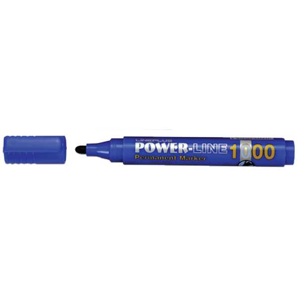 LİNEPLUS MARKÖR YUVARLAK UÇ MAVİ 3MM 1000B