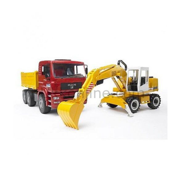 BR02751 MAN EKSKAVATÖR DAMPERLİ KAMYON VE LIEBHERR