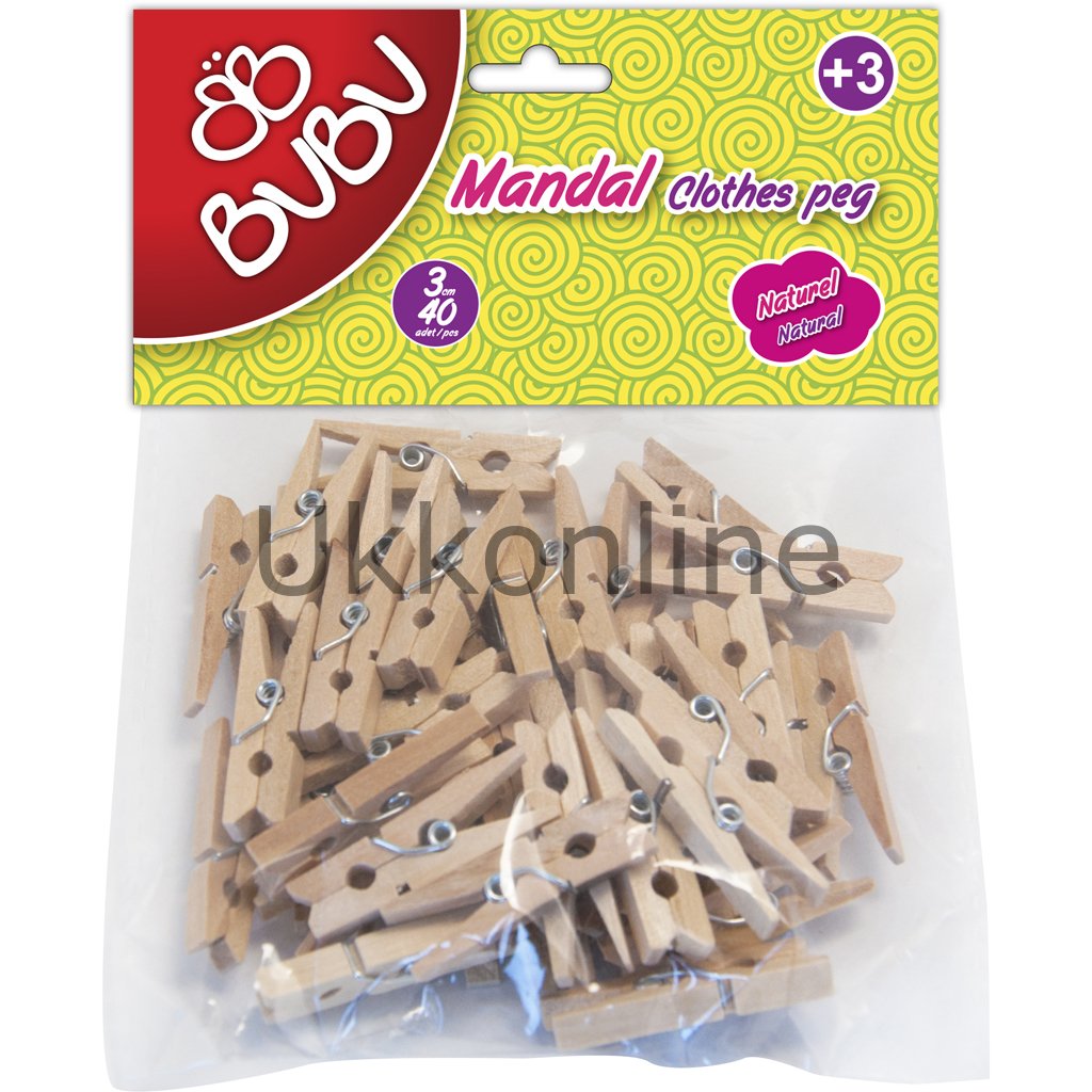 BUBU MANDAL 3 CM 40LI NATURAL