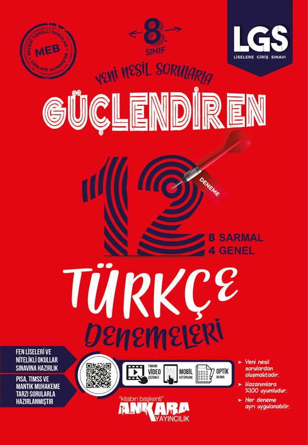 8. Sınıf Türkçe Güçlendiren Denemeleri (12)