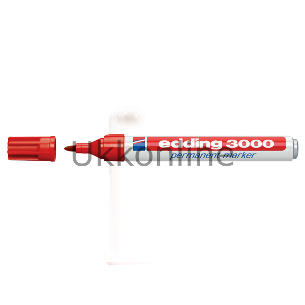 EDDİNG PERMANENT MARKÖR E-3000 KIRMIZI