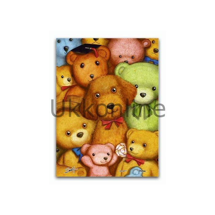 Pintoo P1007 Puzzle XS Kanişler ve Tedyy Ayıcıklar