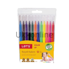 LETS KEÇELİ KALEM 12 RENK L-7112