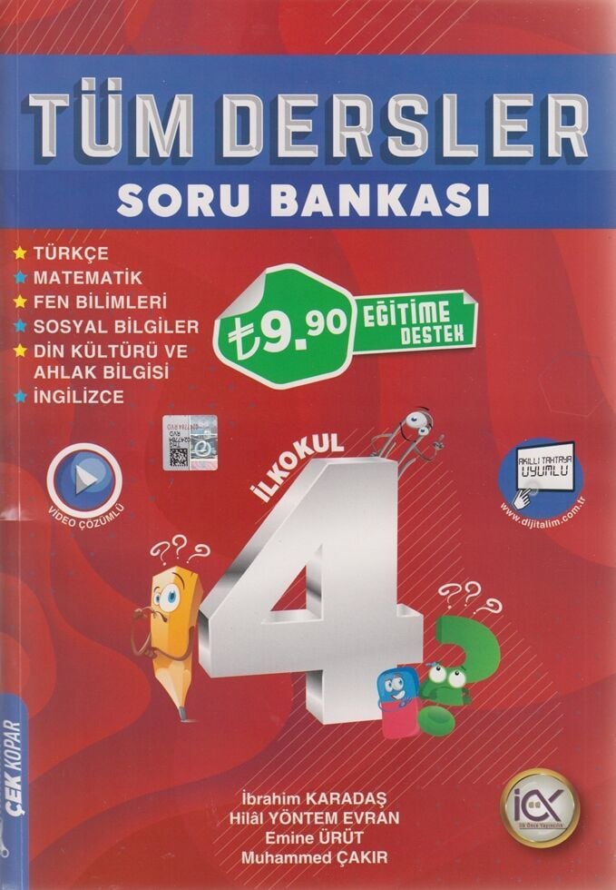 4. Sınıf Tüm Dersler Soru Bankası İlk Önce Yayıncılık