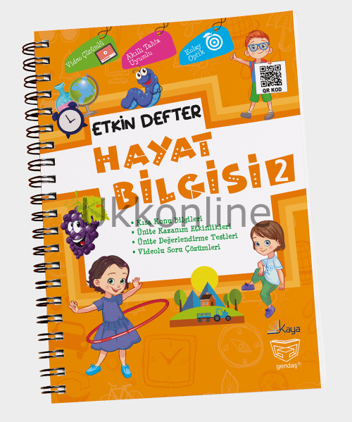 2.SINIF ETKİN AKILLI DEFTER HAYAT BİLGİSİ KAYA  YAYINLARI