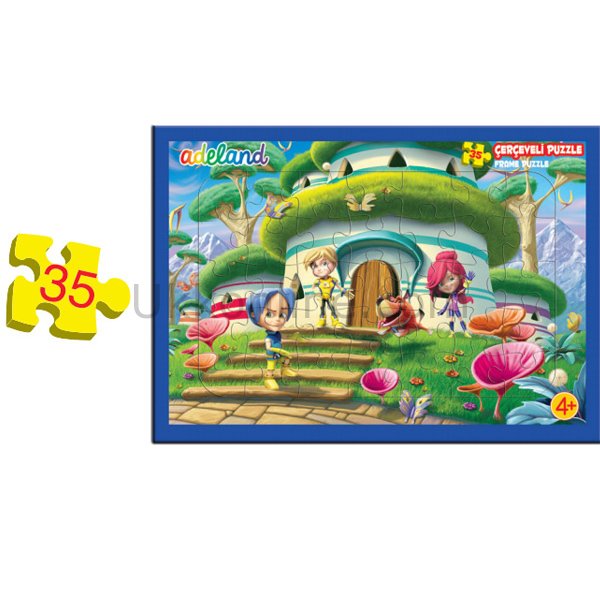 520 ADELAND ÇERÇEVELİ PUZZLE 35pcs 24lü Stand 4345445100000 /Adel