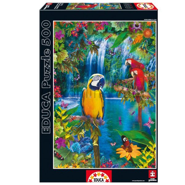 15512/EDU 500pcs BIRD TROPICAL LAND /Educa /500 parça puzzle