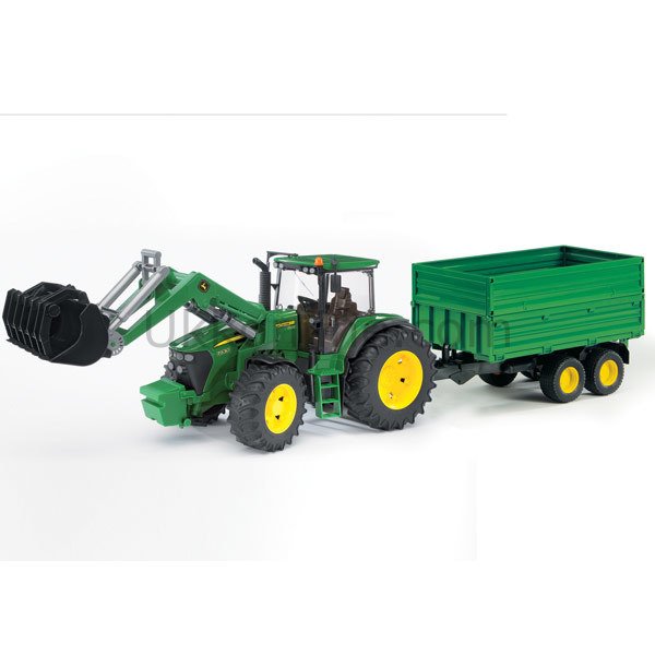 BR03055 KEPÇELİ TRAKTÖR ve RÖMORK-JOHN DEERE 7930