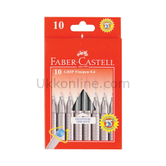 FABER KEÇE UÇ KALEM 0.4mm 10 RENK KARTON KUTU