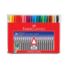 FABER KEÇE UÇ KALEM 0.4mm 20 RENK