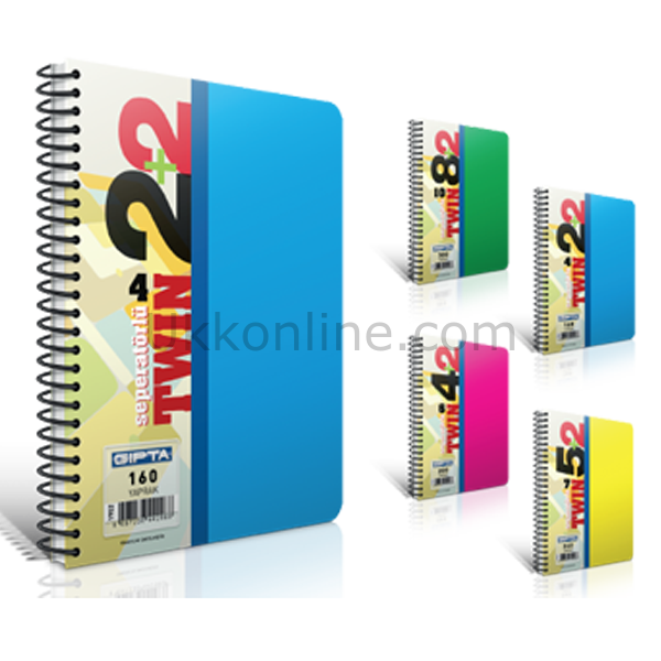 GIPTA AYRAÇLI DEFTER TWİN SPR NEON A-4 2+2 160 YP