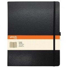 Mynote Case Extra 19X25 Defter 96 Yaprak Kareli Siyah SERT KAPAK
