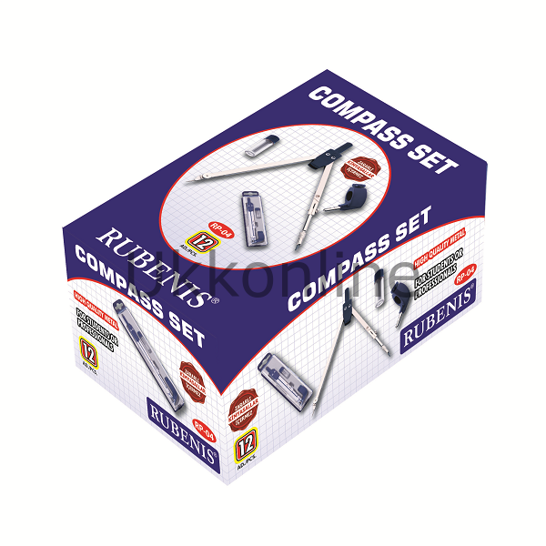 RUBENİS PERGEL METAL PERGEL SET RP-04
