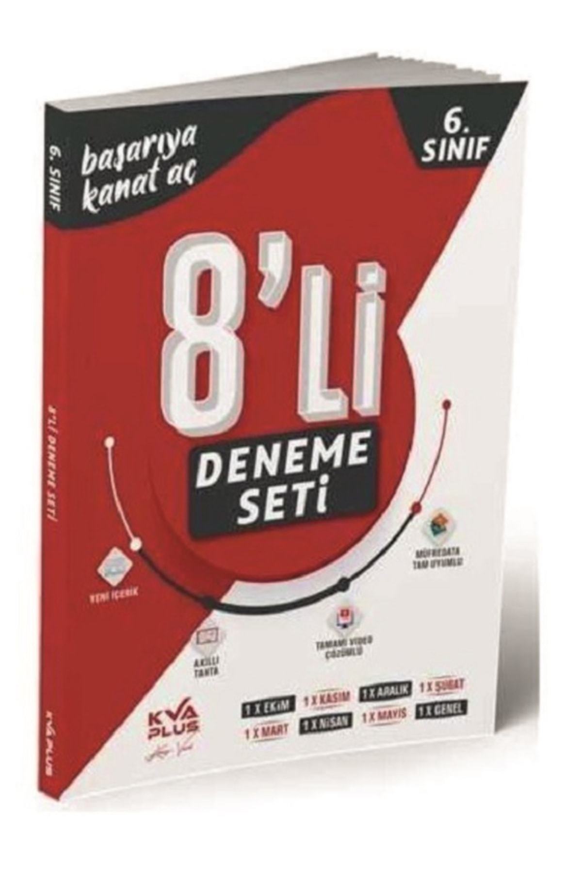 Akademi Plus 6.sınıf 8'li Deneme Seti