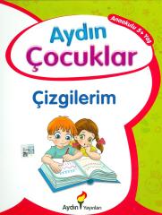 AYDIN YAYINLARI ANAOKULU ÇİZGİ ÇALIŞMALARI ÇİZGİLERİM KİTABI