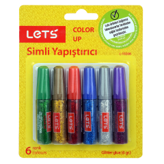 LETS SİMLİ YAPIŞTIRICI 6gr SET BLS Lİ 6 RENK