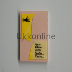 NOTİX NOT KAĞIT PASTEL KREM 80YP 75-75-2