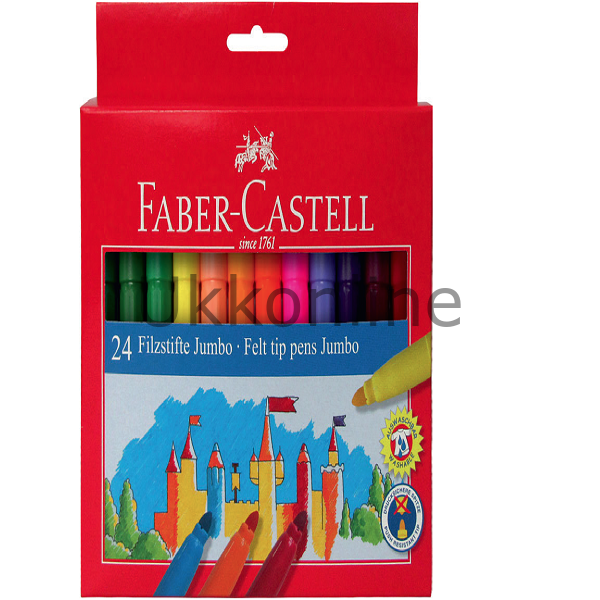 FABER KEÇELİ KALEM JUMBO 24 LÜ