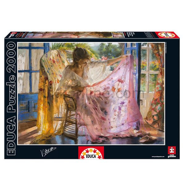 16314/EDU 2000pcs PINK SHAWL /Educa /2000 parça puzzle
