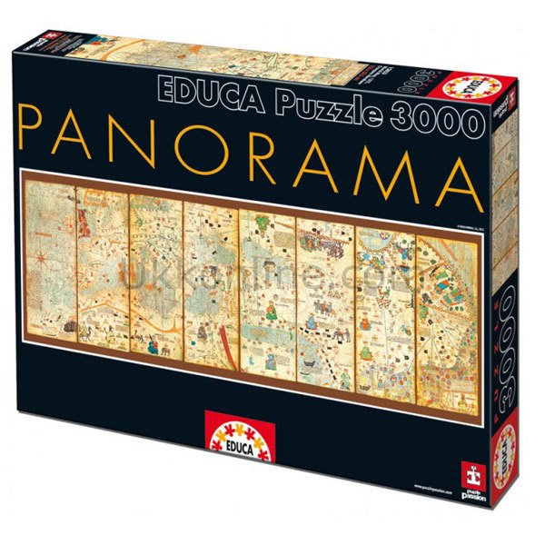 16355/EDU 3000pcs P.MAPPA MUNDİ /Educa /3000 parça puzzle