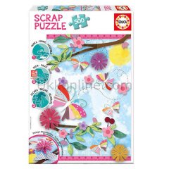 16738/EDU 500pcs SCRAP PUZZLE GARDEN ART /Educa /500 parça puzzle