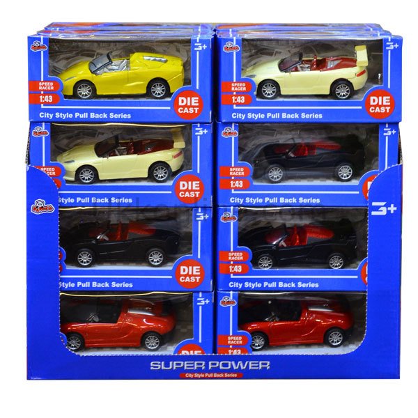 1636VR Ç.B KUT.1:55 METAL SPOR ARABA 6PCS