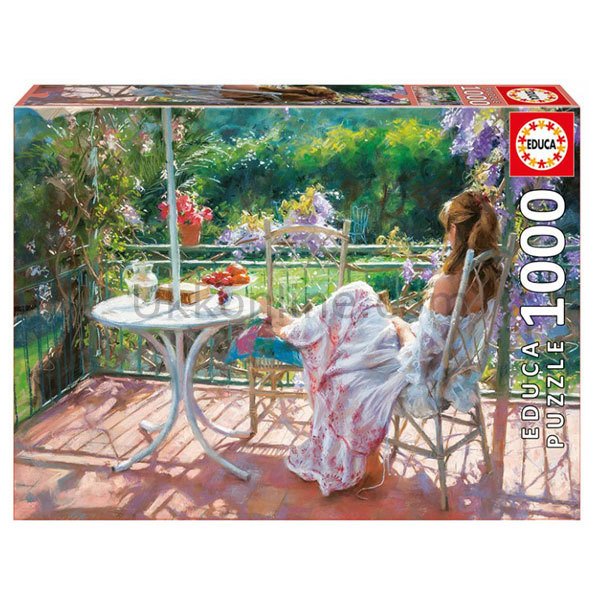 16747/EDU 1000pcs AMONG WISTERIAS-VICENTE /Educa /1000 parça puzzle