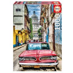 16754/EDU 1000pcs VINTAGE CAR IN OLD HAVANA / Educa/1000 parça puzzle