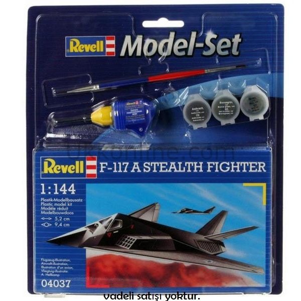 VBU64037 F-117 STEALTH FIGHTER 1:14/Revell/seviye 2
