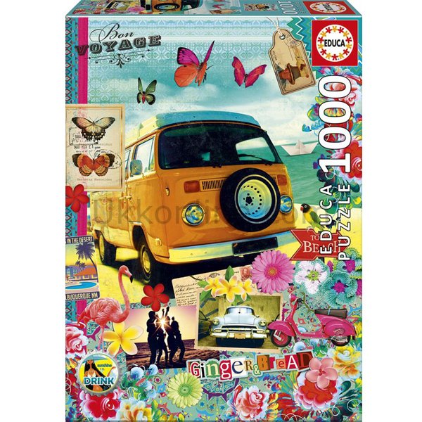 17103/EDU 1000pcs BON VOYAGE GINGERBREAD /Educa /1000 parça puzzle