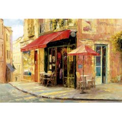 17123/EDU 1500pcs HILLSIDE CAFE/Educa /1500 parça puzzle