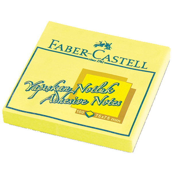 FABER NOT KAĞIT 75-75mm SARI