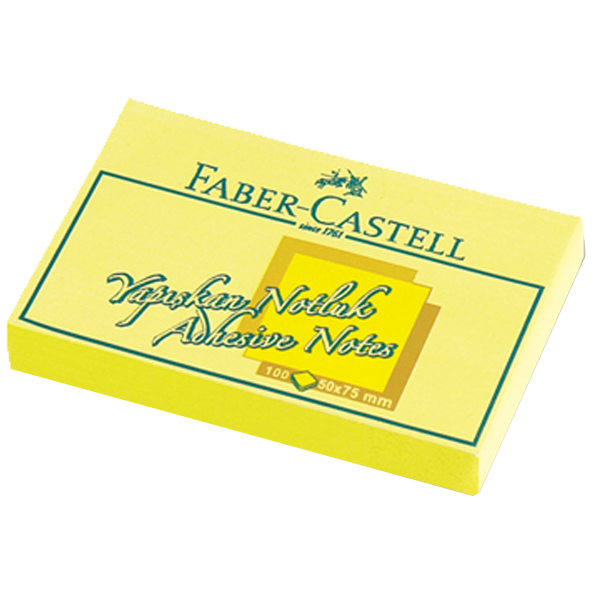 FABER NOT KAĞIT 50-75mm SARI