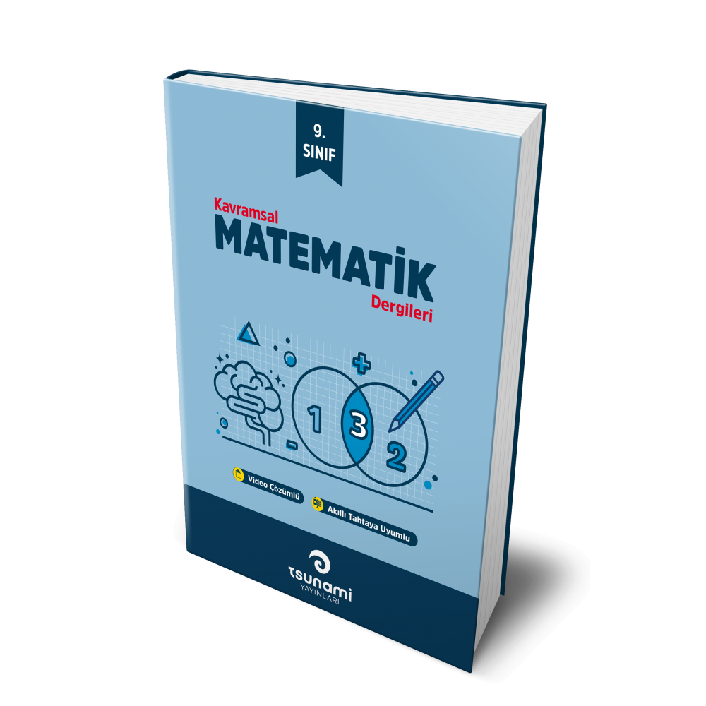 9. Sınıf Kavramsal Matematik Dergileri (4 Dergi) Tsunami Yayınları