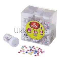 RENKLİ KİRPİKLİ GÖZ 8 MM 8 GR