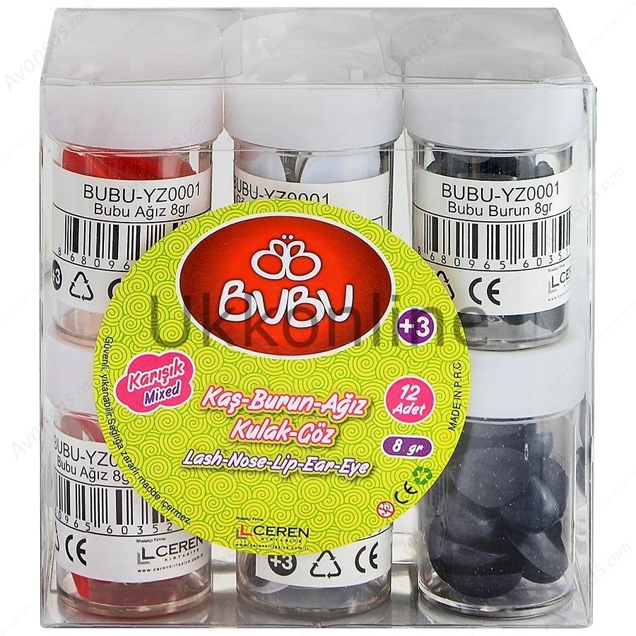 BUBU GÖZ OVAL 15 MM 8 GR