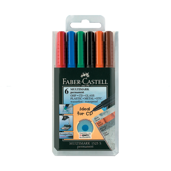 FABER PERMANENT KALEM S 6 RENK