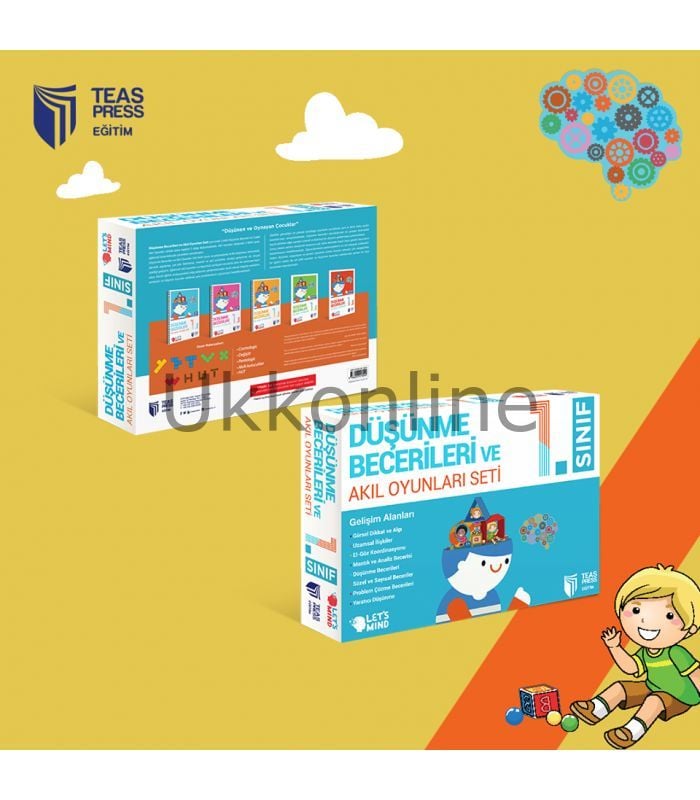 Teas Press 1. Sınıf Düşünme Becerileri ve Akıl Oyunları Seti